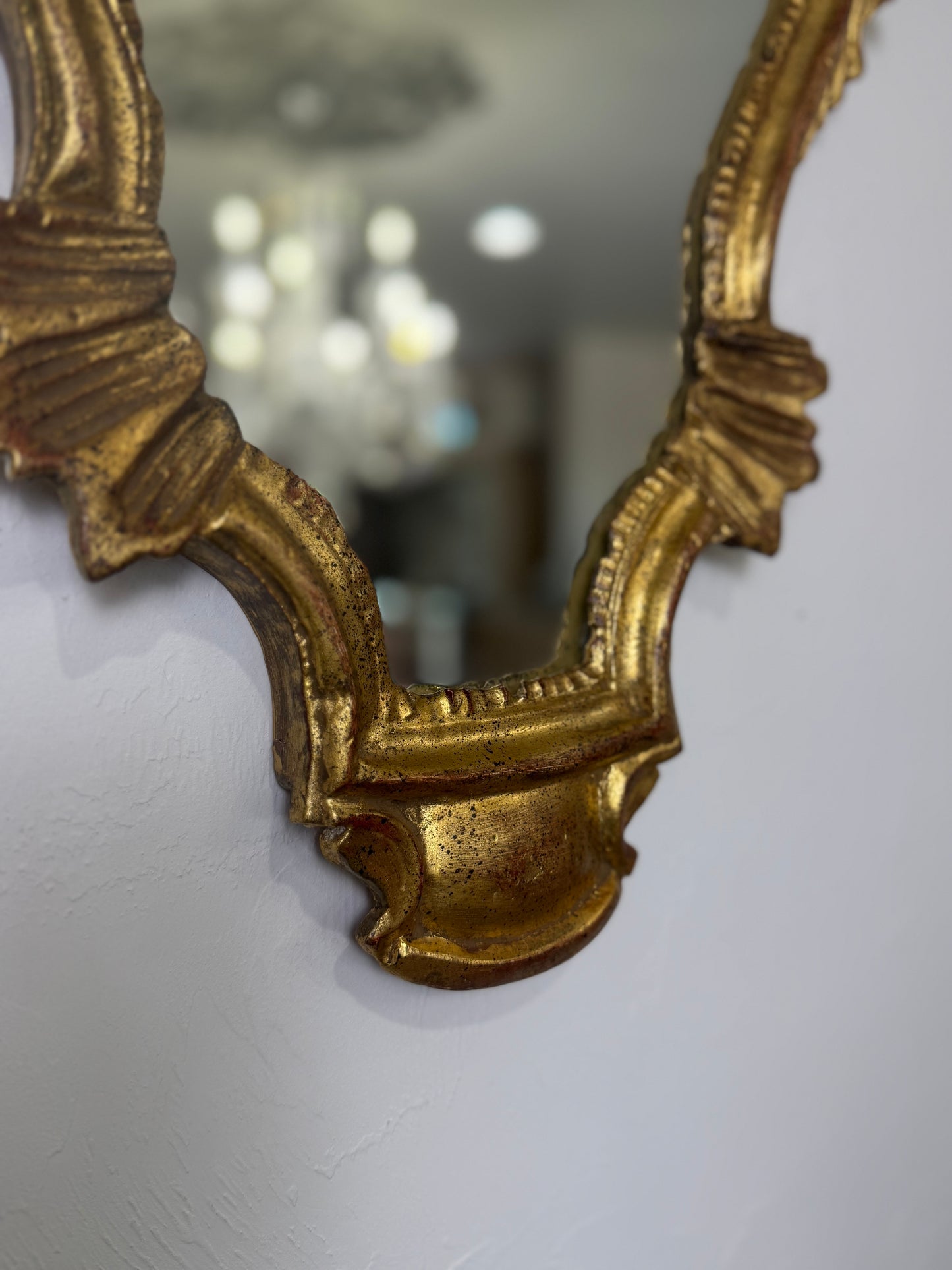 19th Century Gold Florentine Italian Mirror