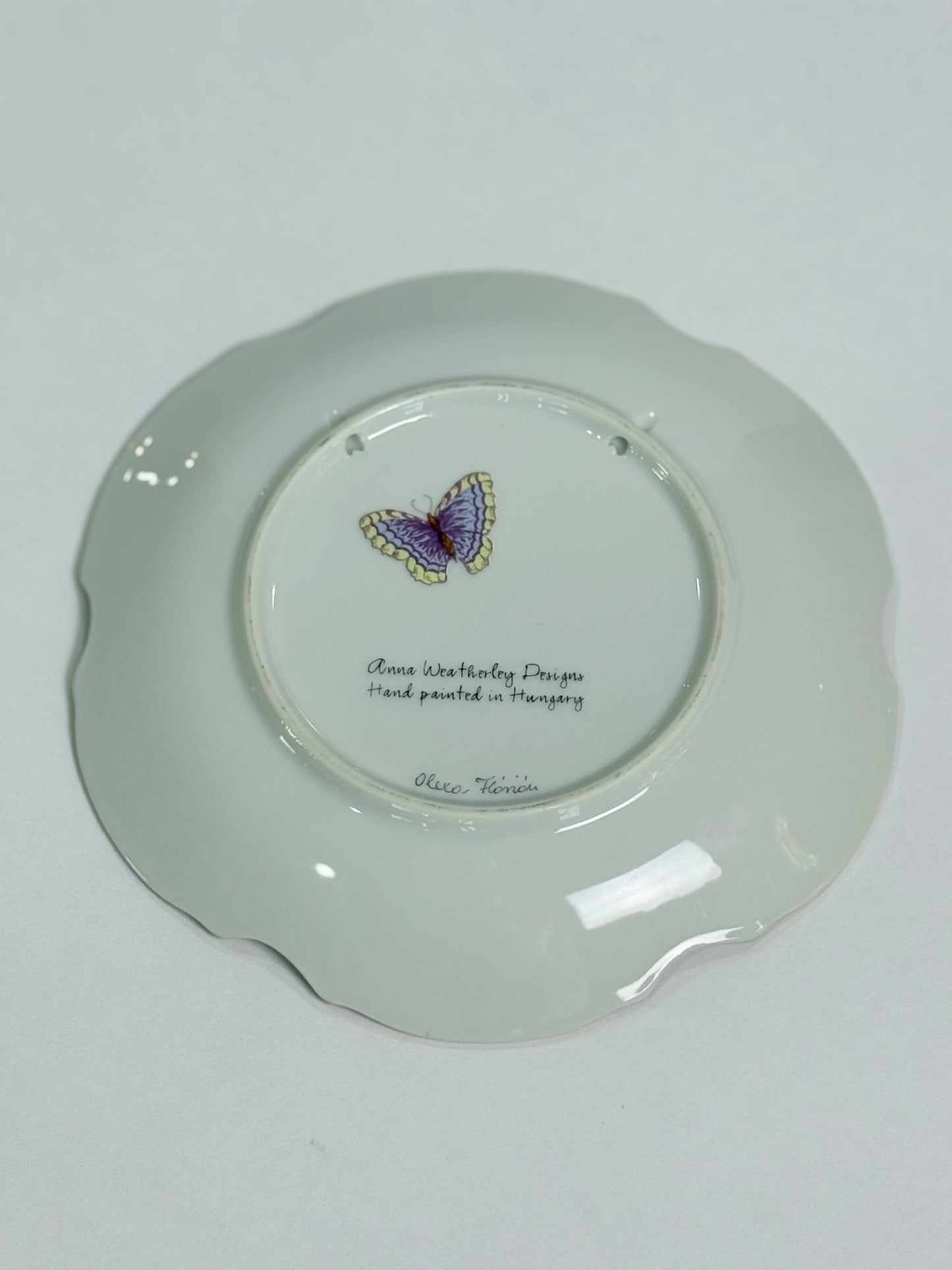 Anna Weatherley Designs Seashell Plate