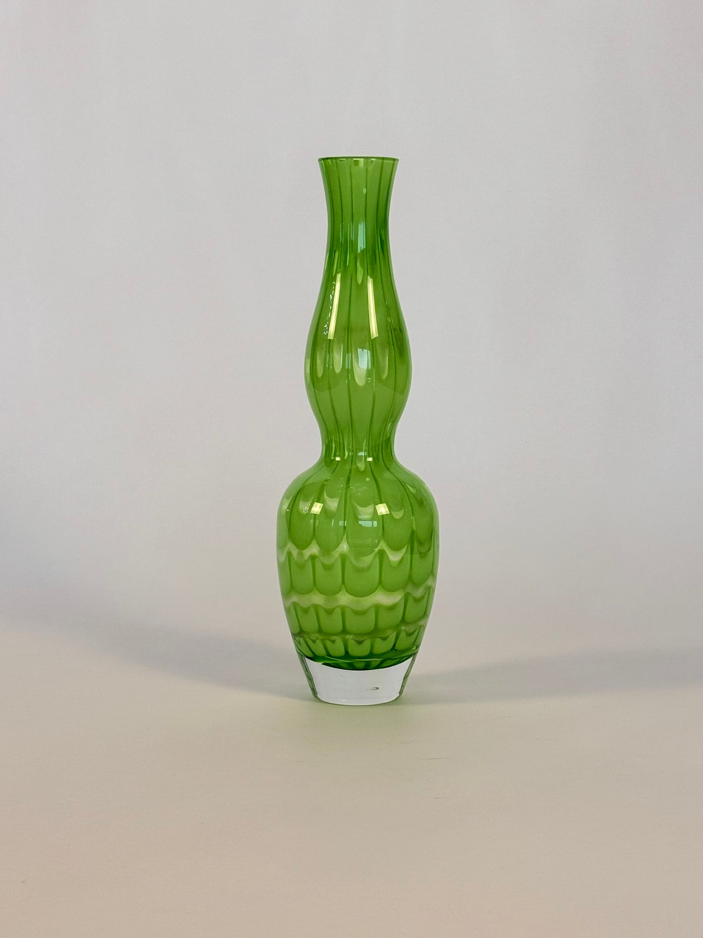 Waterford Evolution Green Art Glass Vase