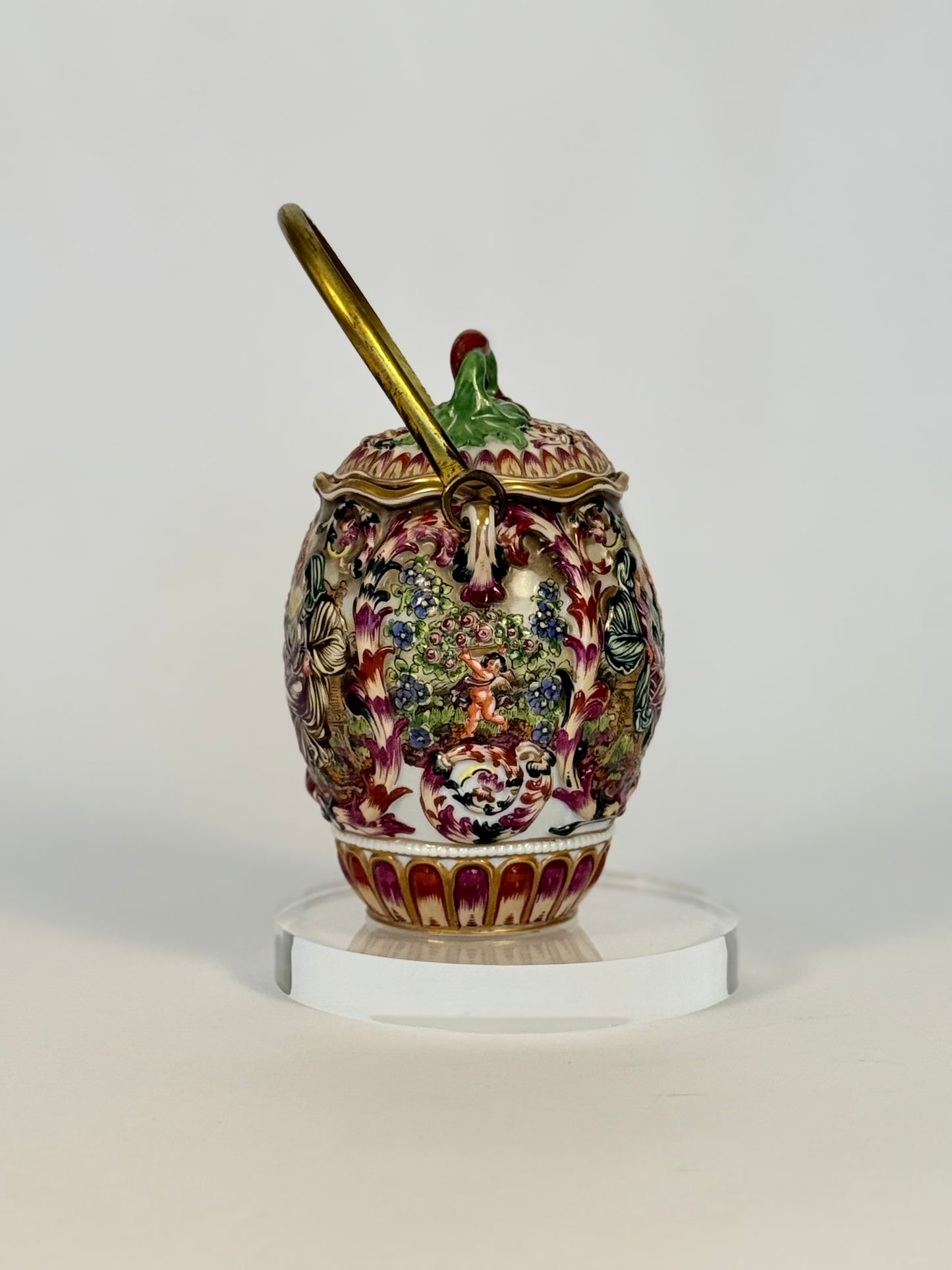 Capodimonte Olive Jar