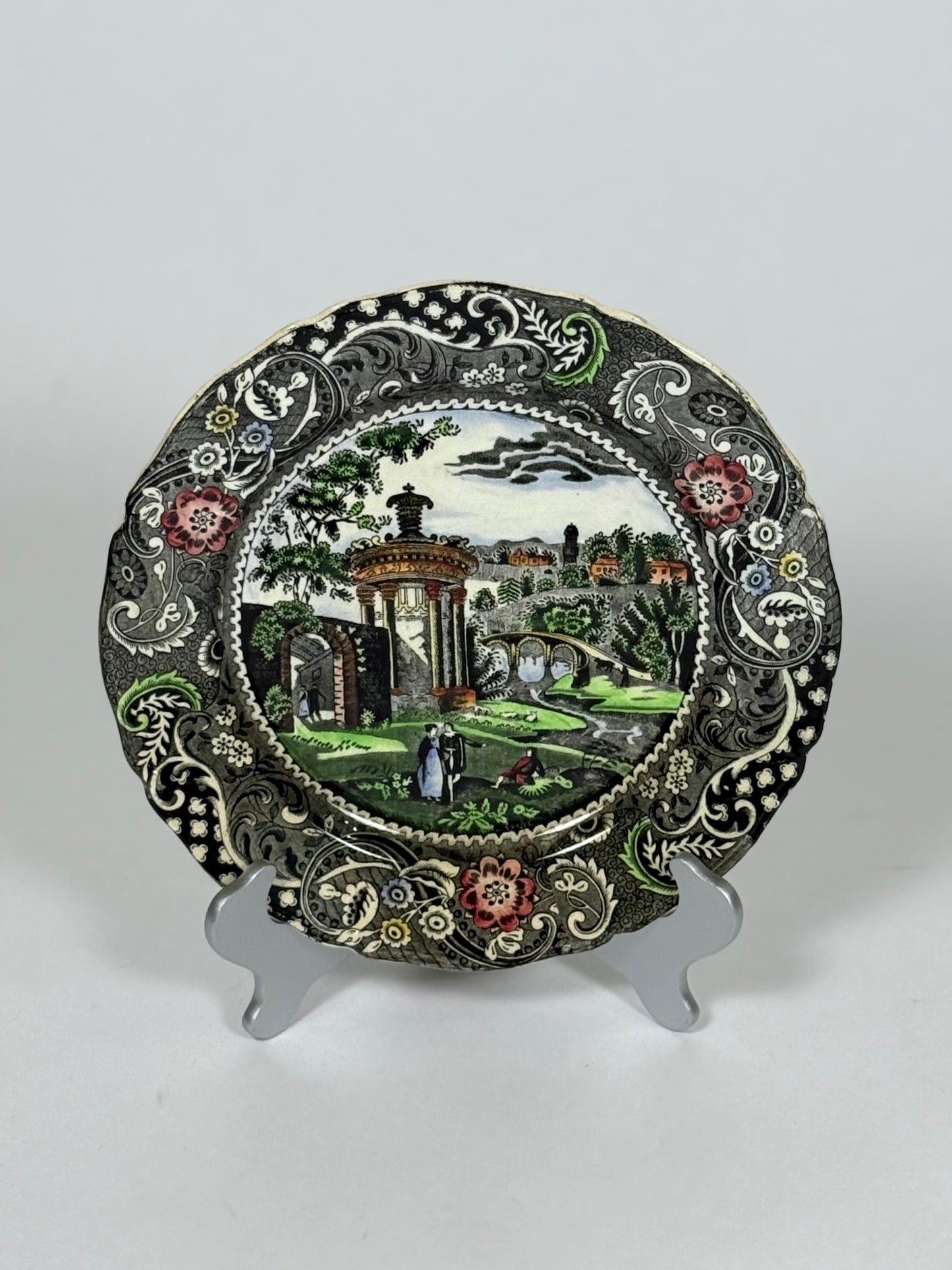 Landscape Transferware Plate by W.R. Midwinter