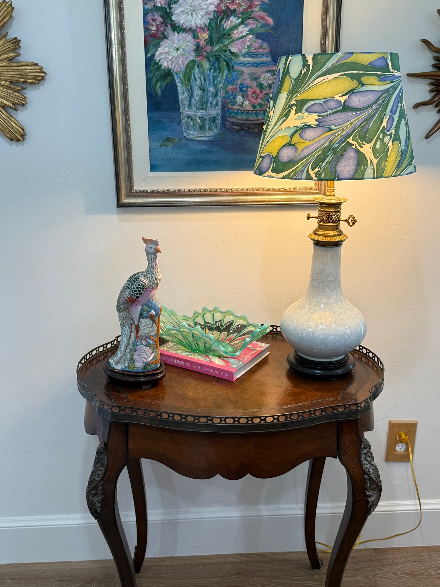 Warren Kessler 19th Century Celadon Lamp