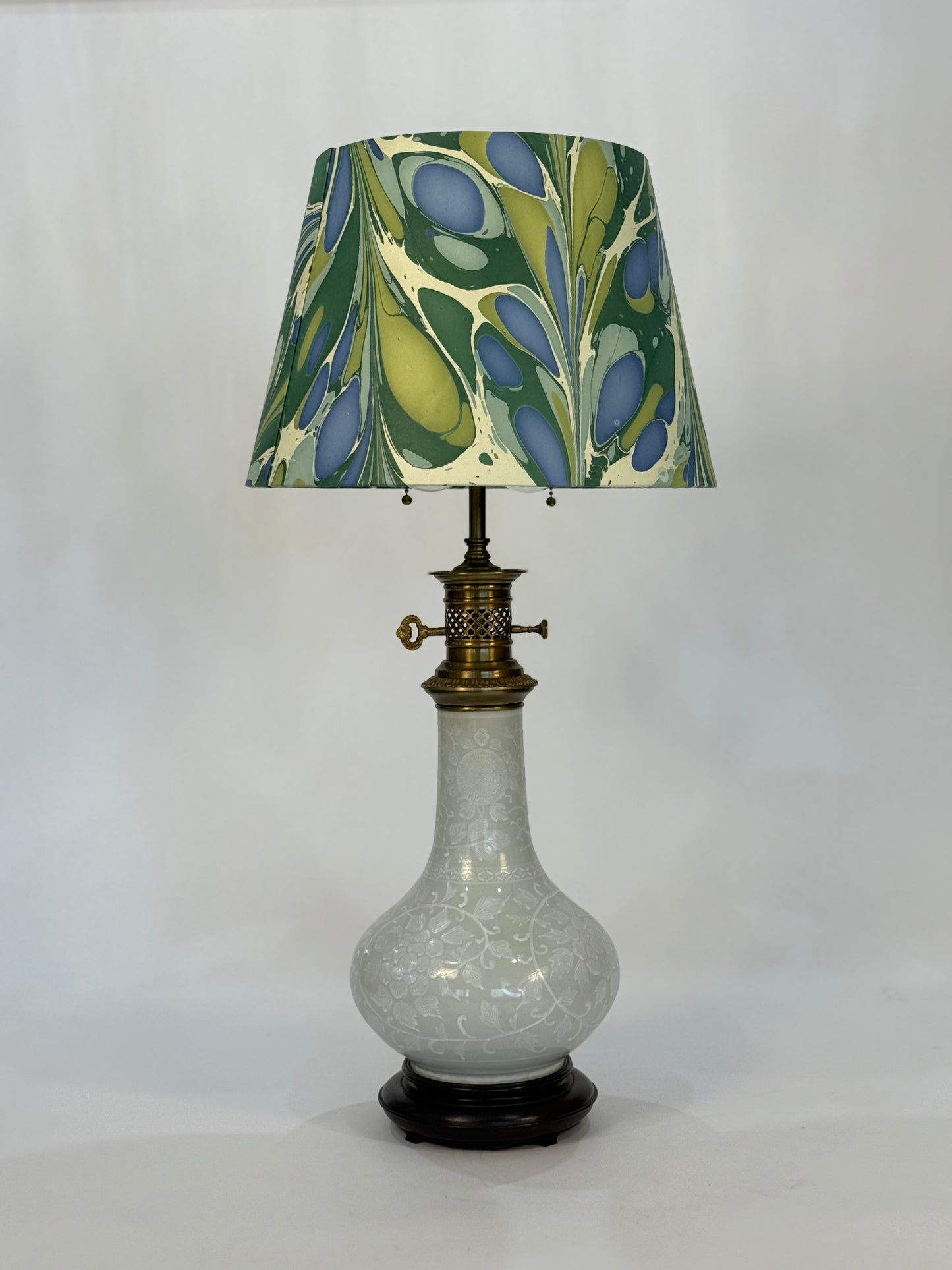Warren Kessler 19th Century Celadon Lamp