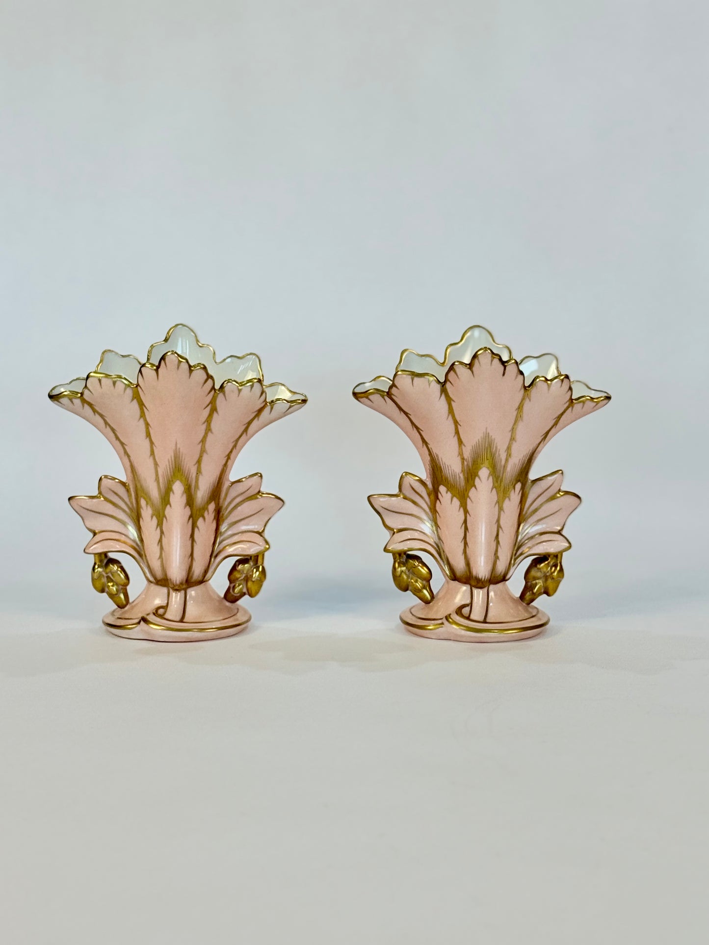 Porcelain de Paris Porcelain Vases