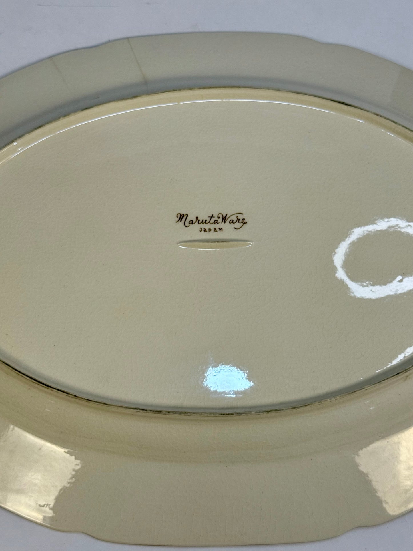 Vintage Maruta Ware Turkey Platter