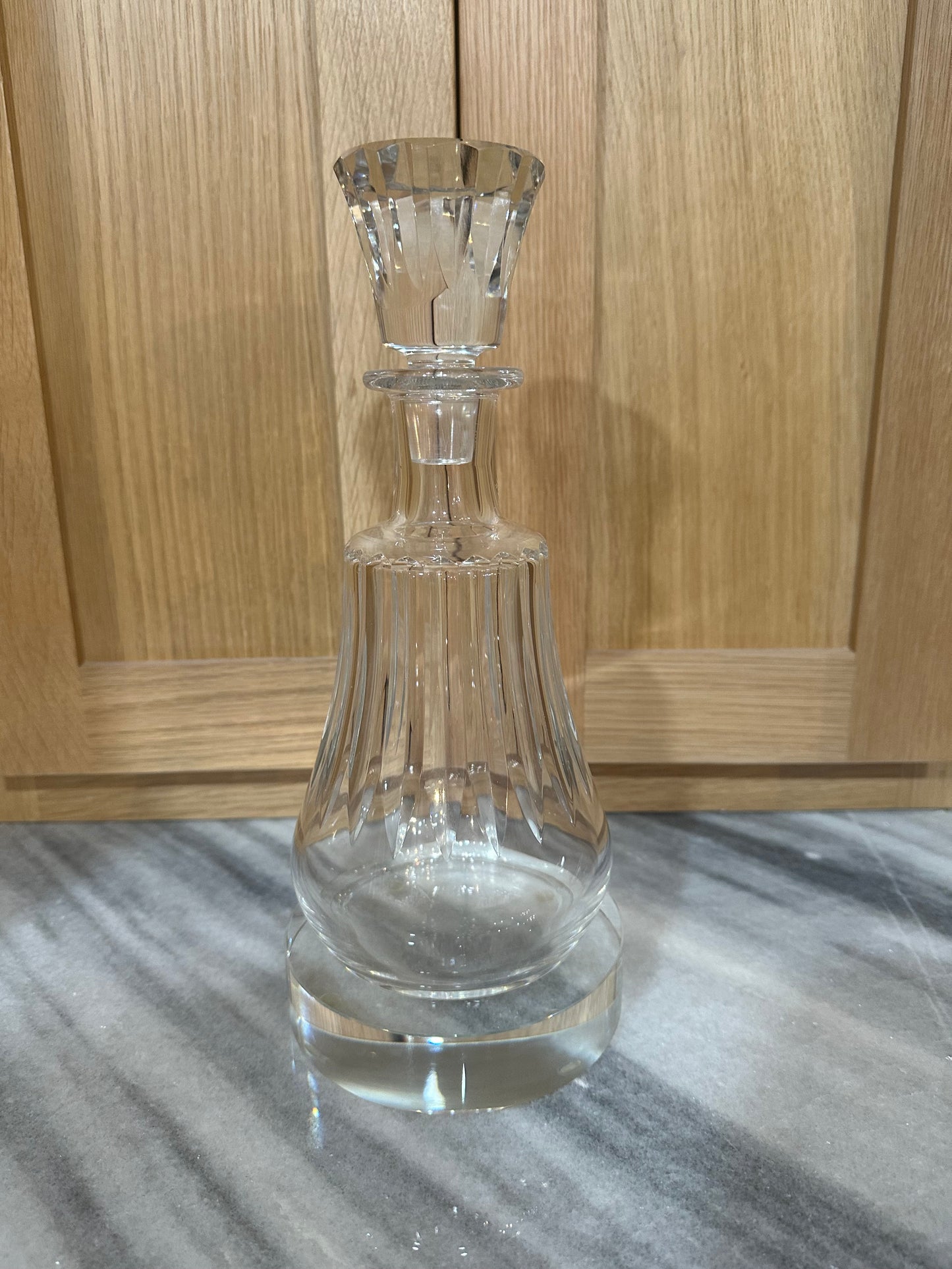 Baccarat Glass Decanter (Circular Starburst Top)
