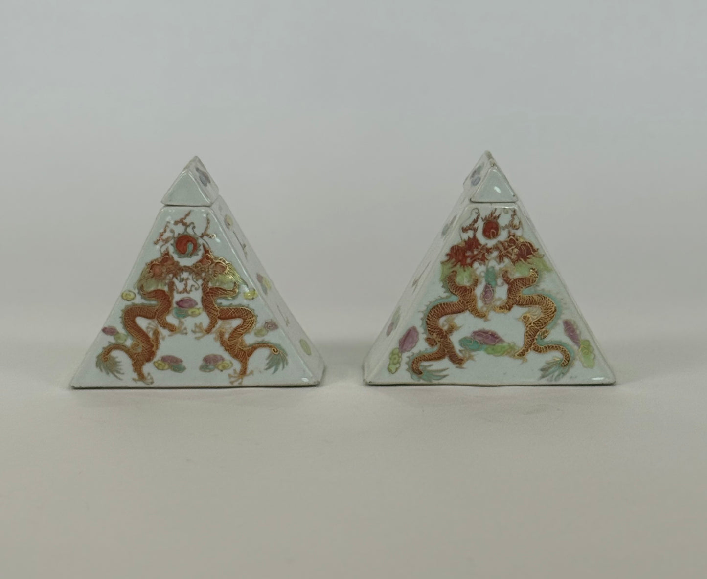 Chinese Porcelain Tea Caddies