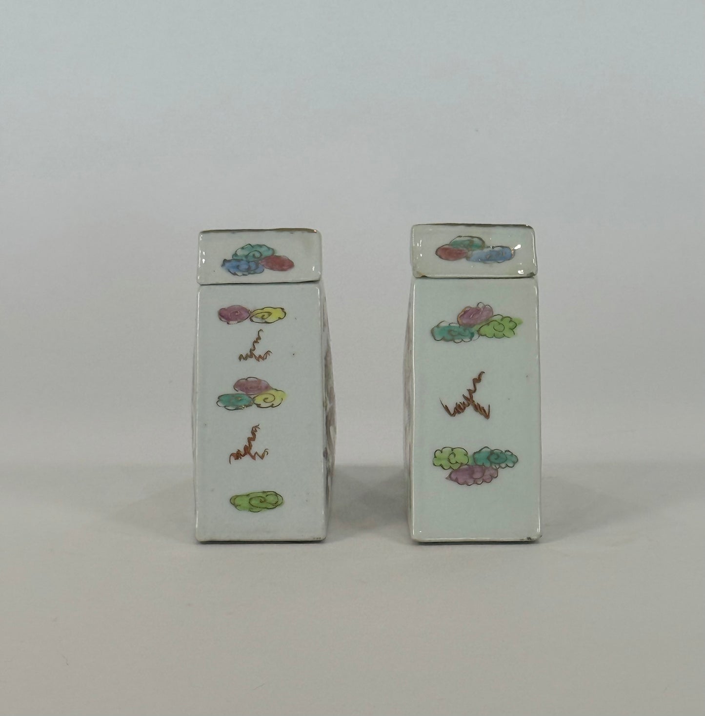 Chinese Porcelain Tea Caddies