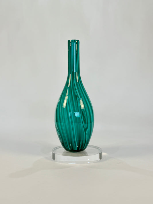 Teal Green Murano Vase