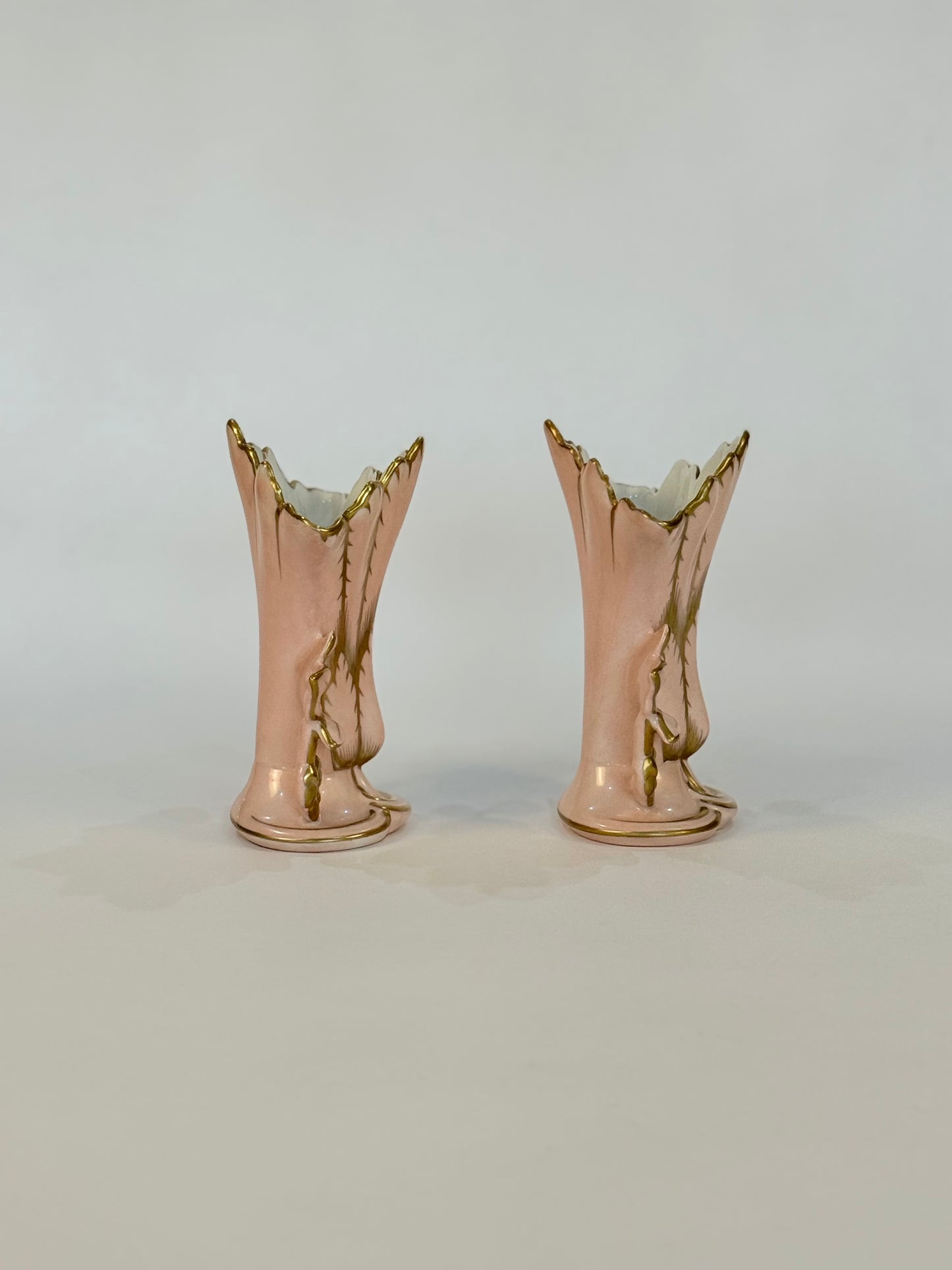 Porcelain de Paris Porcelain Vases