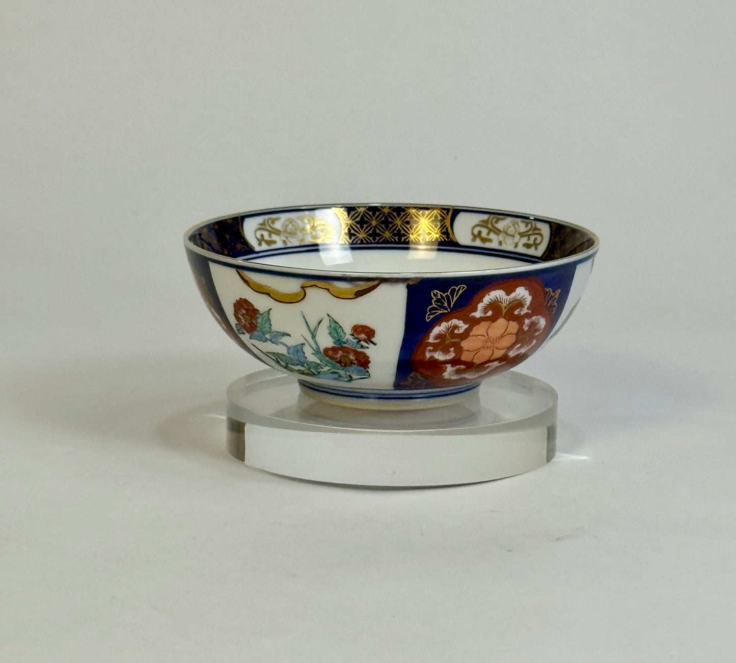 Gold Amari Blue and Red Bowl