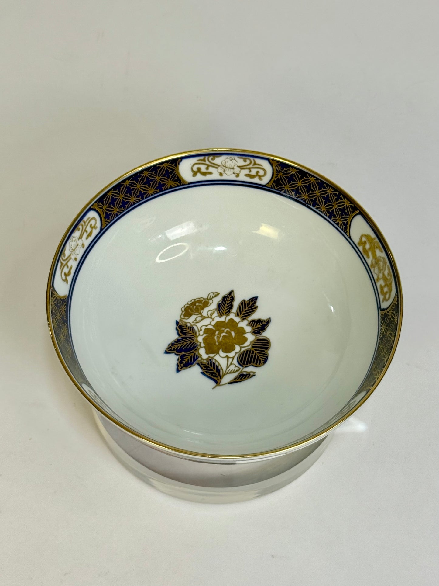 Gold Amari Blue and Red Bowl