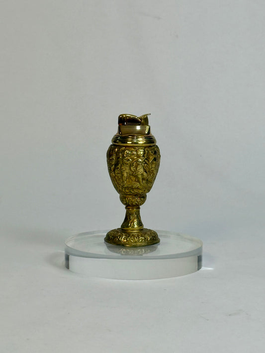 Vintage Brass Table Lighter from Italy