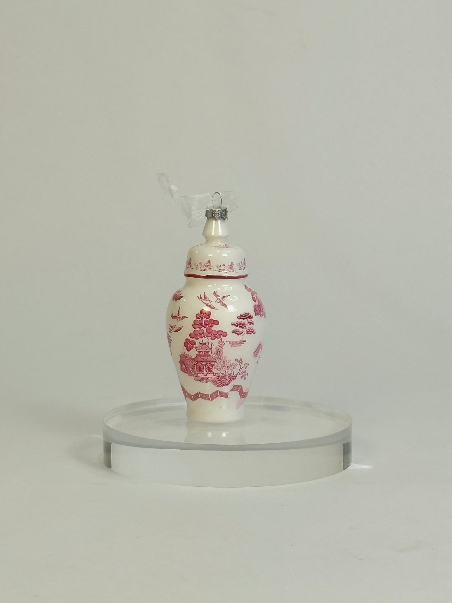 Pink Ginger Jar Ornaments