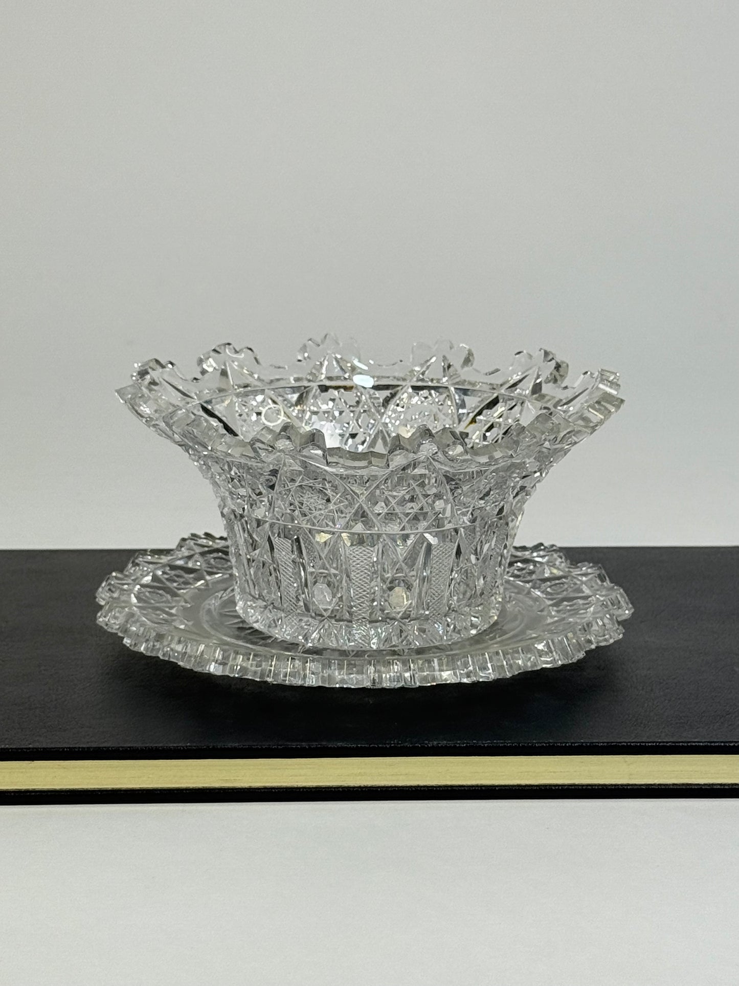 American Brilliant Cut Glass Bowl