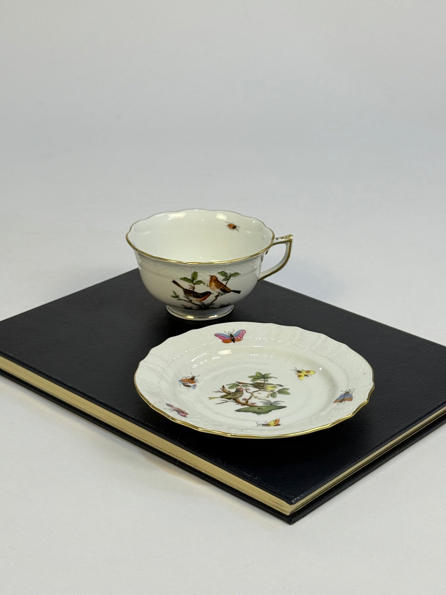 Herend Rothschild Teacup and Saucer
