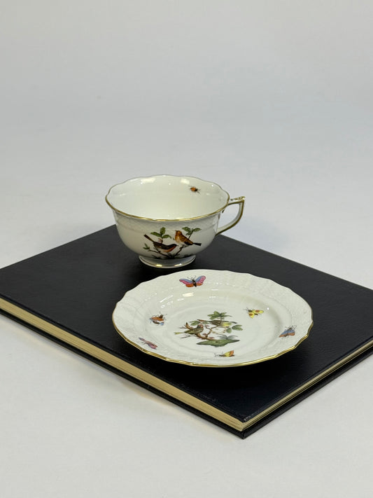 Herend Rothschild Teacup and Saucer