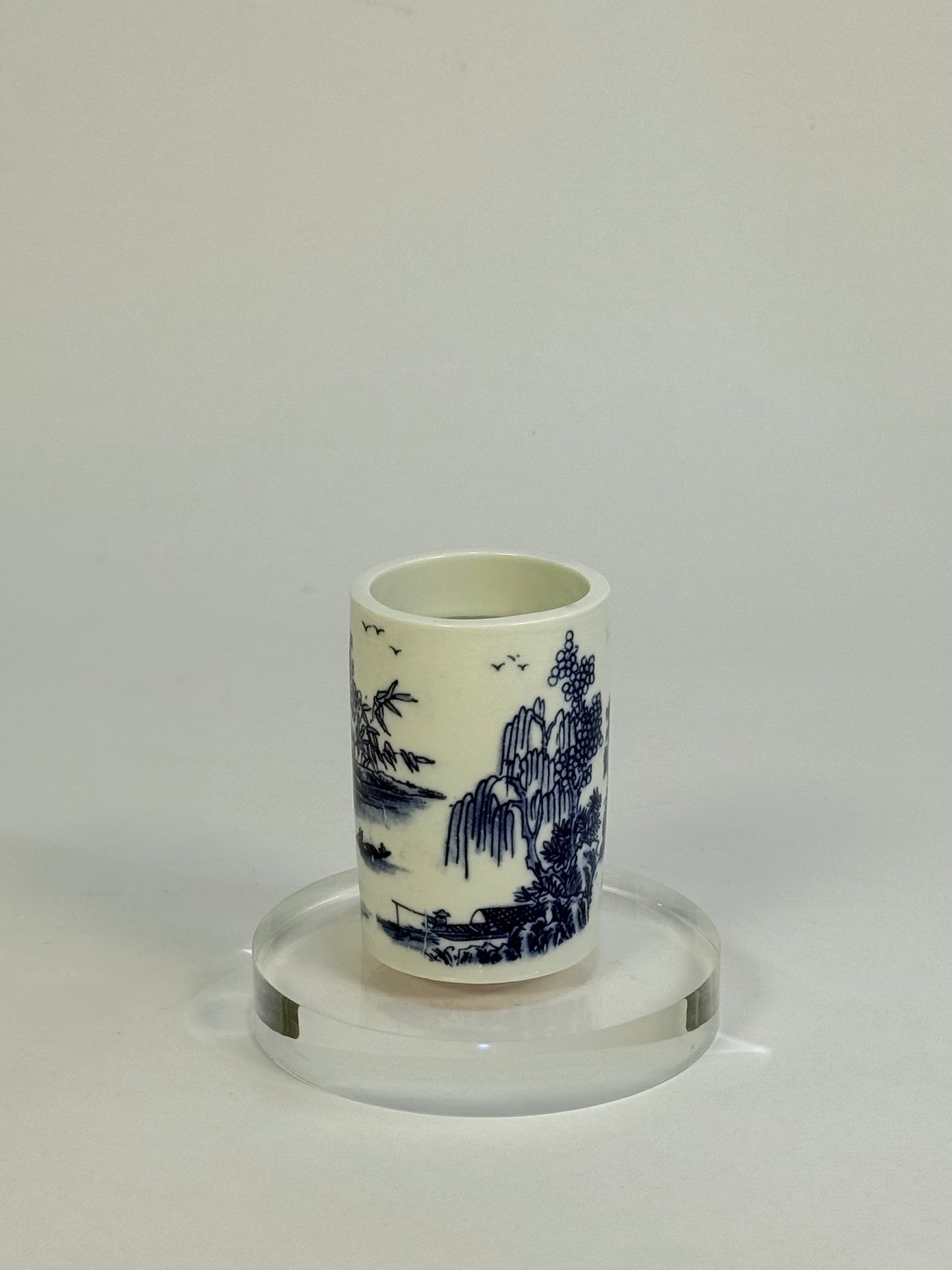 *NEW - Porcelain Pagoda Pencil Holder