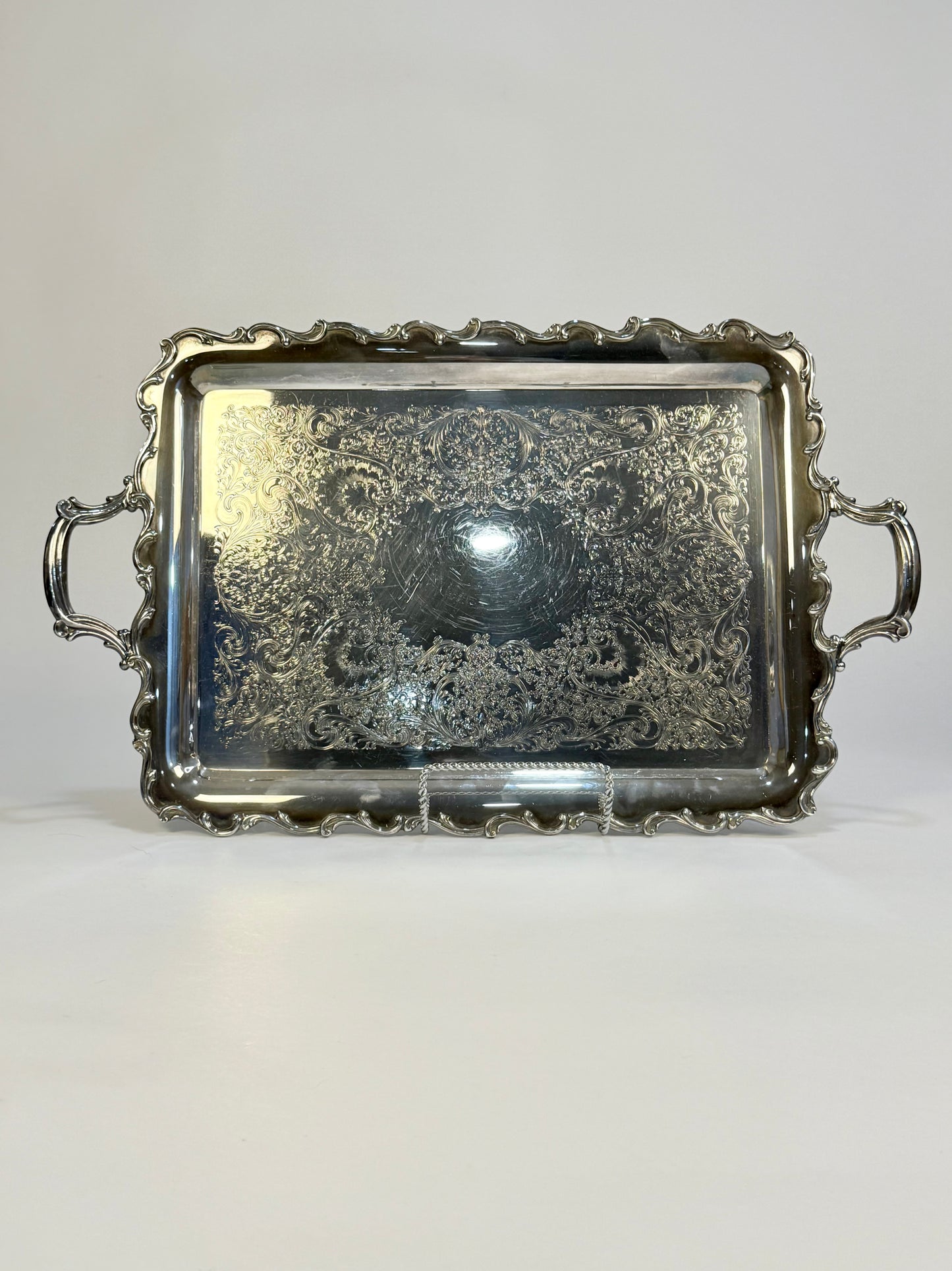 Mid-20th Century Wilcox International Silver-Plated Serving Tray