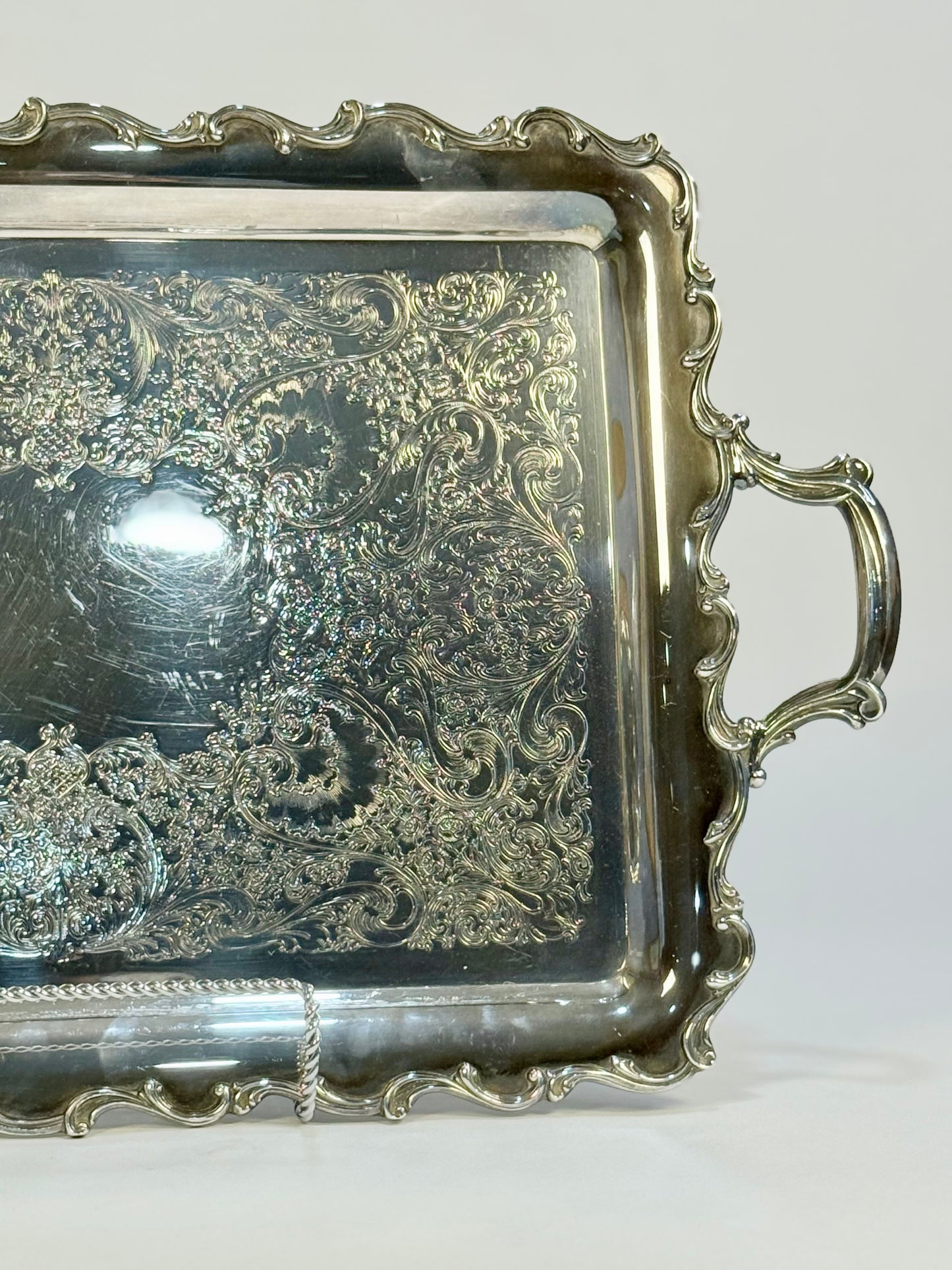 Mid-20th Century Wilcox International Silver-Plated Serving Tray