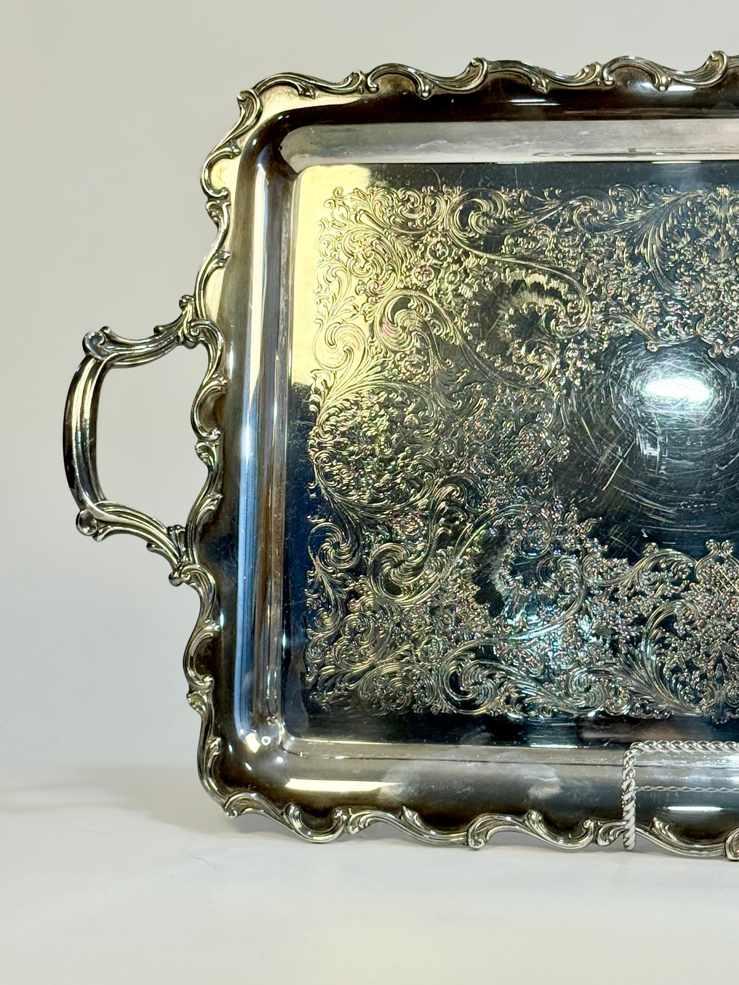 Mid-20th Century Wilcox International Silver-Plated Serving Tray