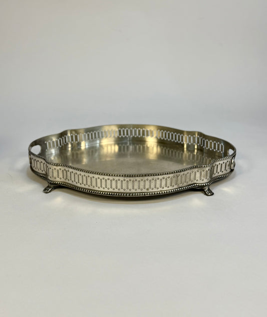 Late 19th Century, Early 20th Century Silver-Plated Serving Tray
