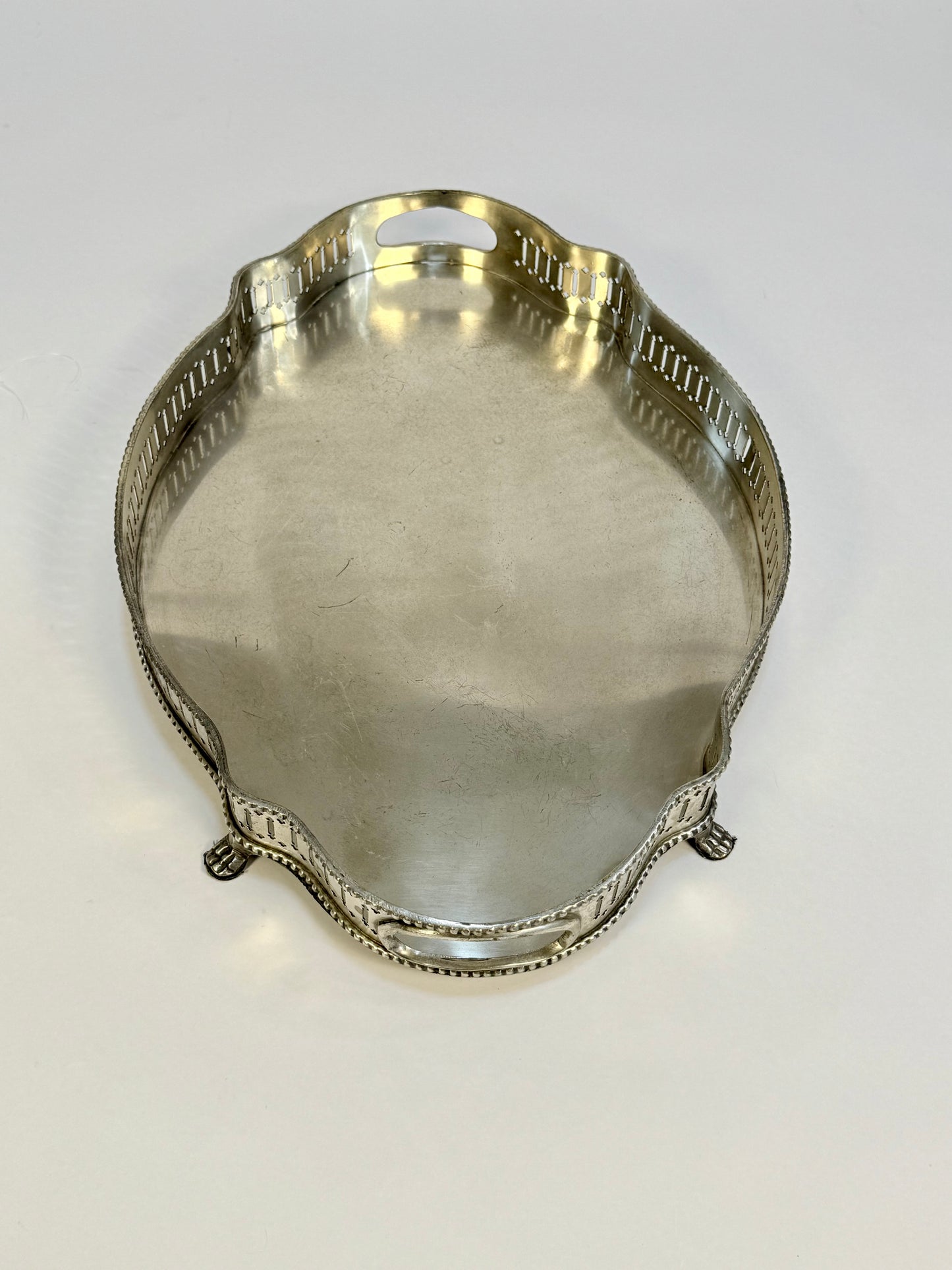 Late 19th Century, Early 20th Century Silver-Plated Serving Tray