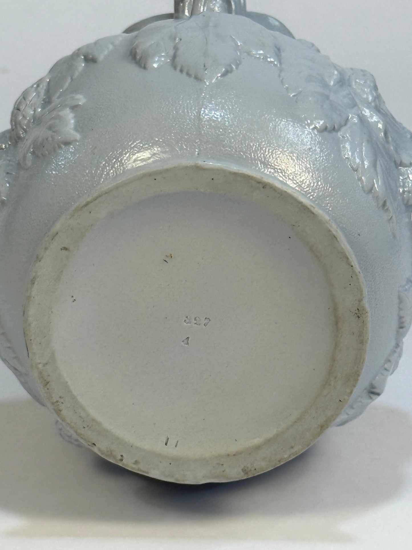 19th Century Stoneware Pitcher with Hops Relief