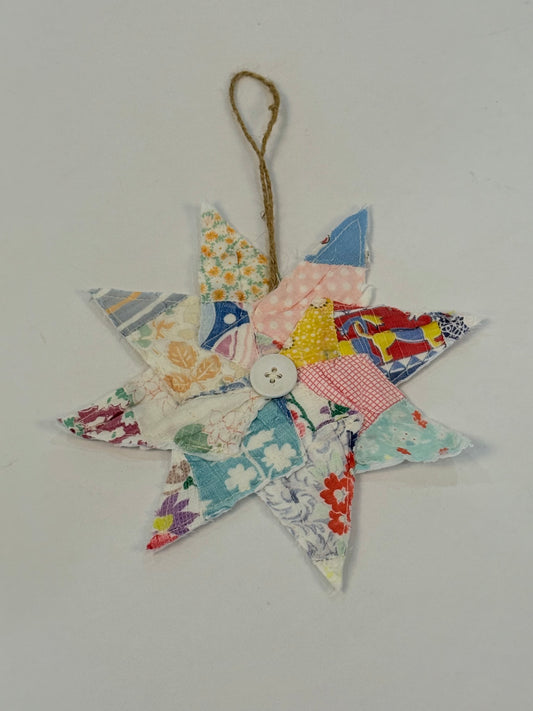 Quilted Star Ornaments