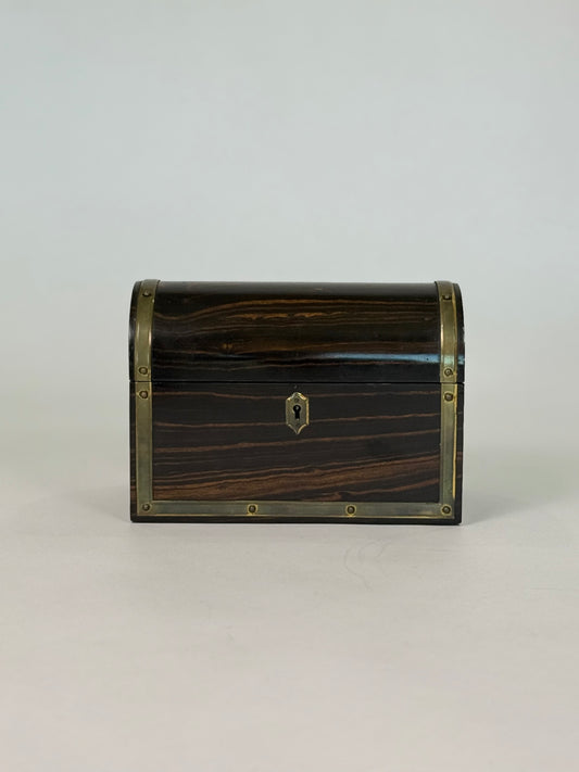 19th Century Coromandel Wood Stationary Box