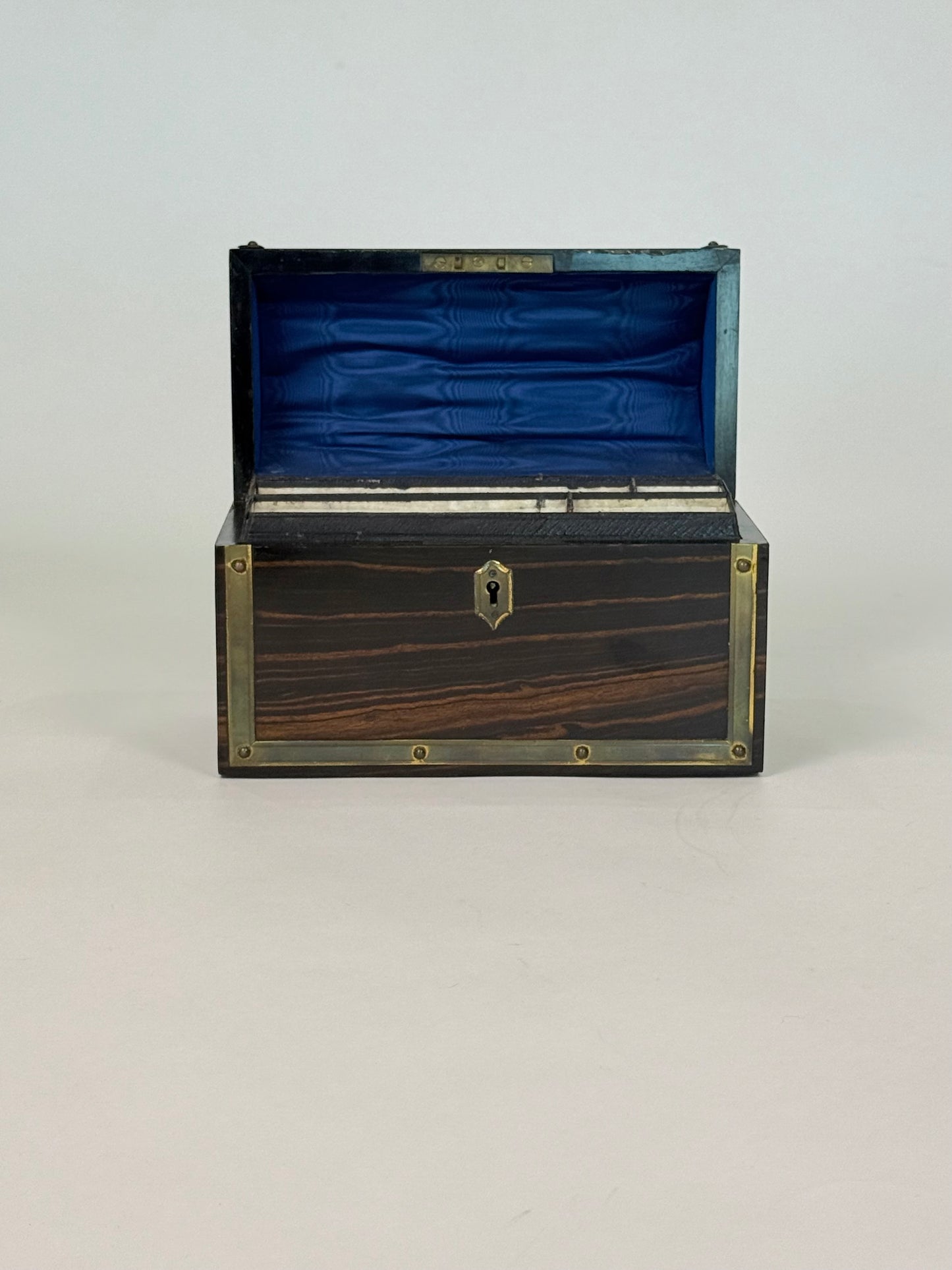 19th Century Coromandel Wood Stationary Box