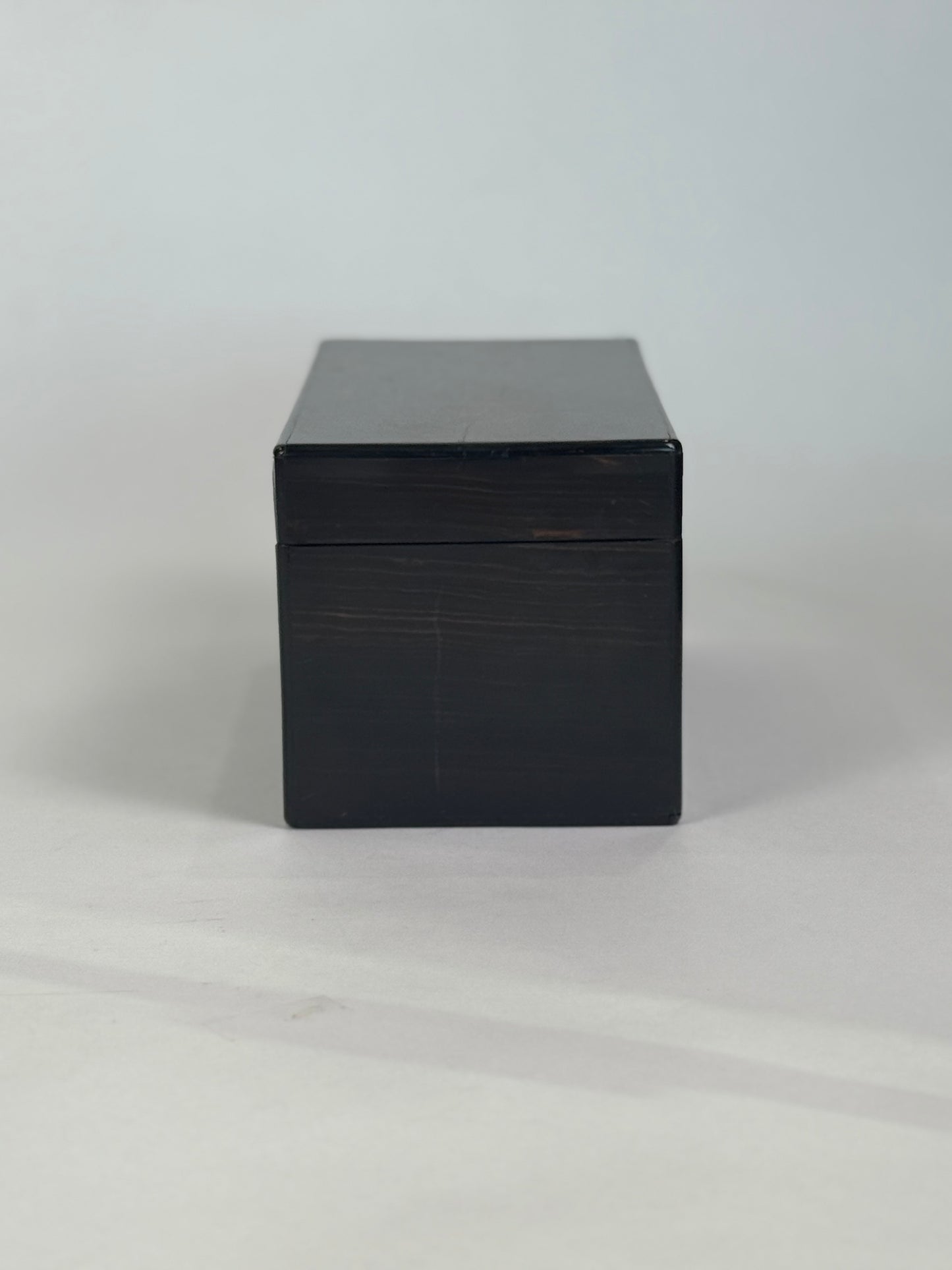 Joseph Bramah English Coromandel Wooden Double Tea Caddy (19th Century)