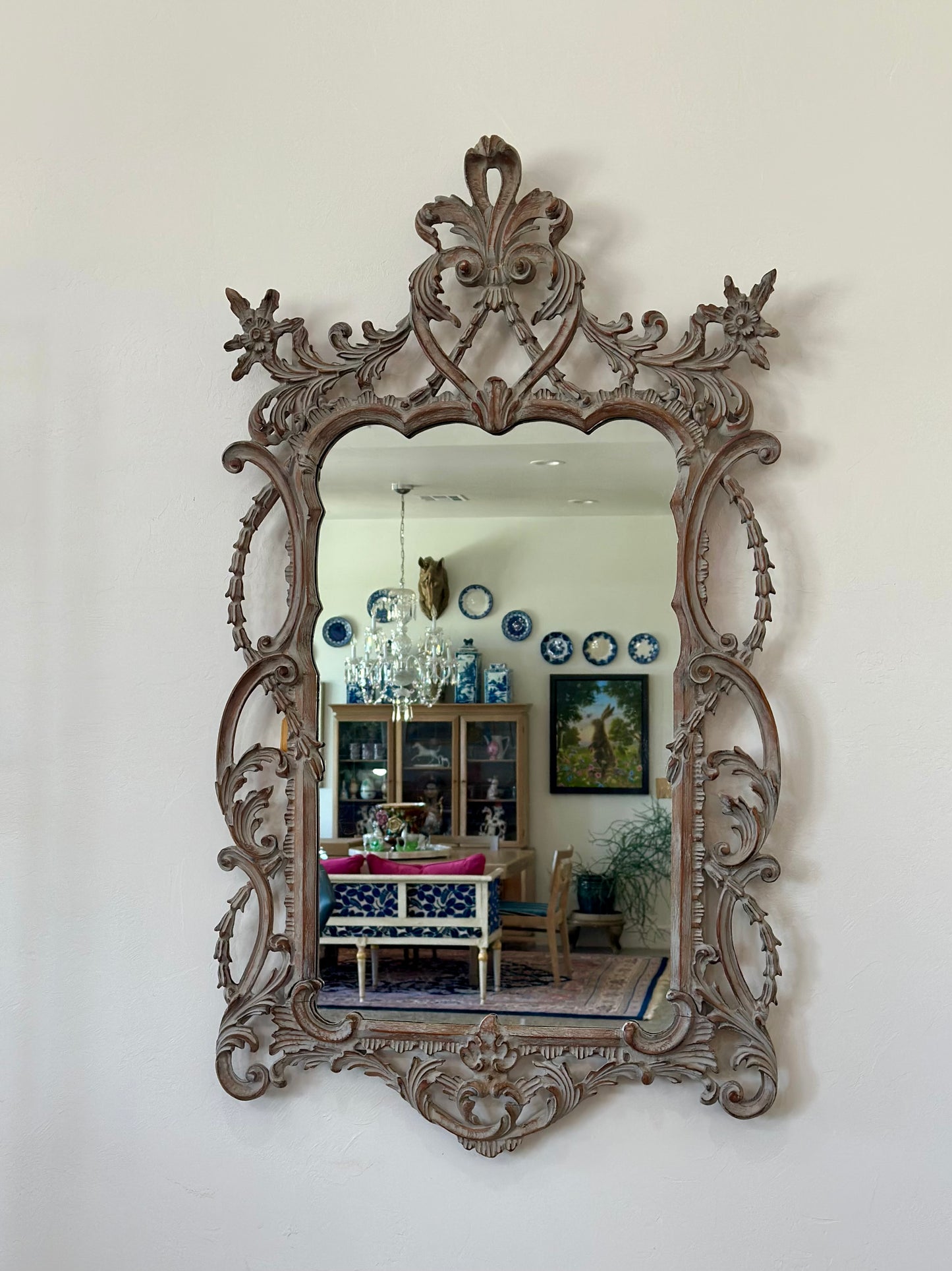 LaBarge Rococo Wall Mirror