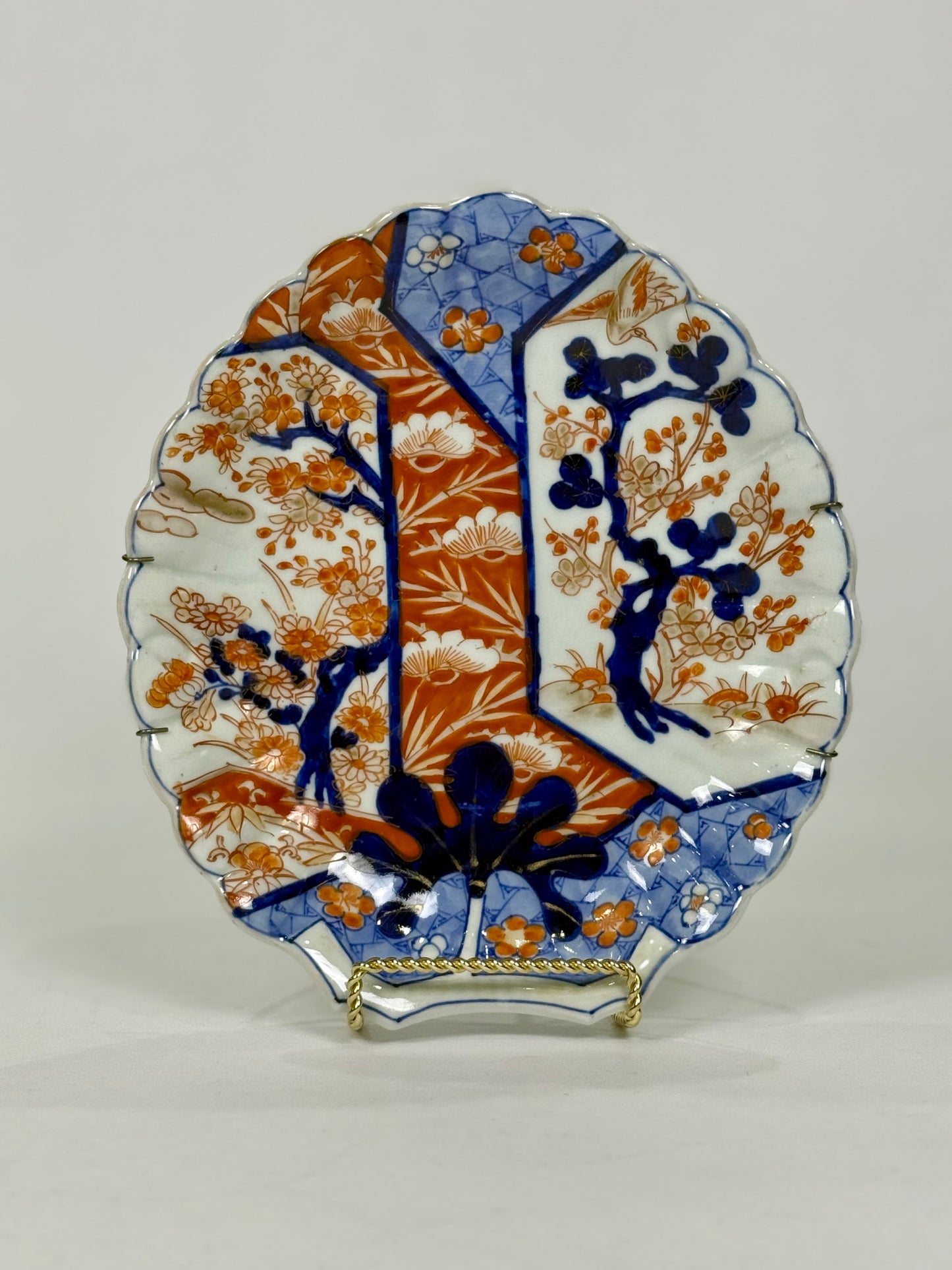 Imari Shell Plate