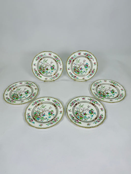 Johnson Brothers "Peony" Pattern Chinoiserie Plates
