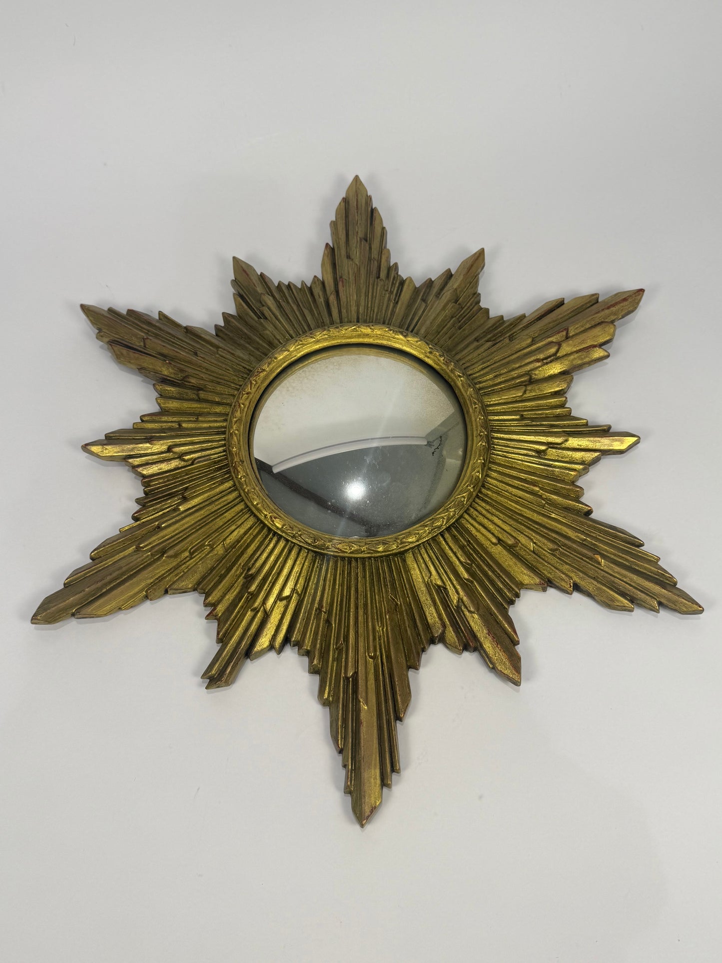 Mid-Century Resin Starburst Mirror