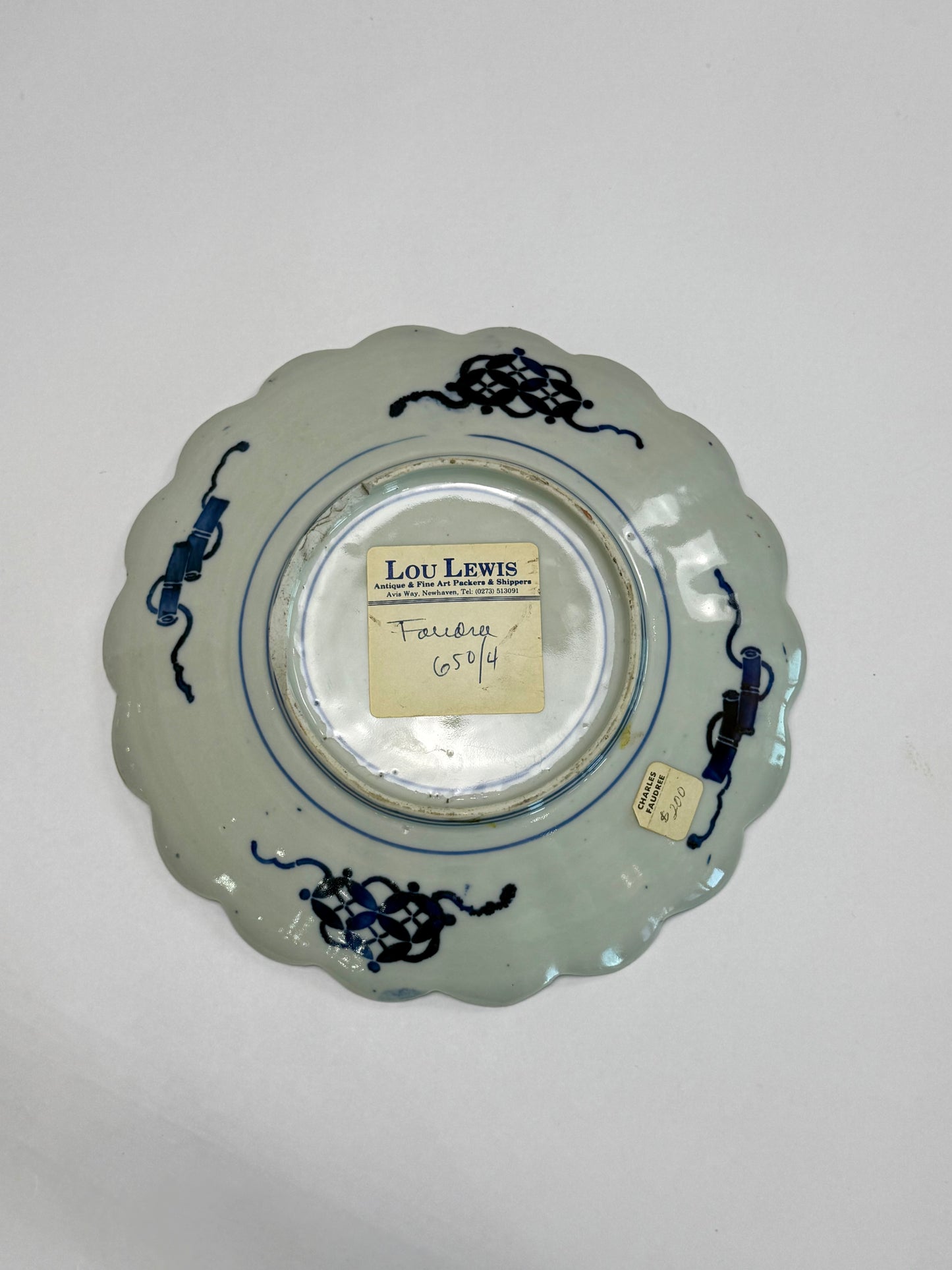 Antique Japanese Imari Plate – Bird & Floral Design